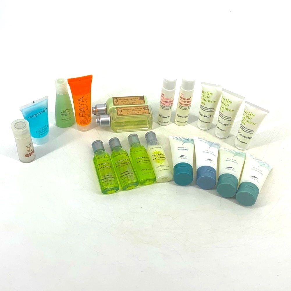 Crabtree & Evelyn huge bundle of sample travel size toiletries 19 pieces